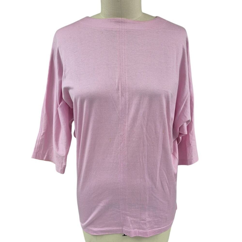 Vtg 80s Stijfselkissie Marijke Benedict Barbie Pink Cotton Dolman Sleeve Top S